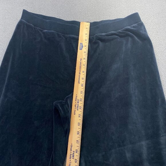 Pendleton Blue Velvet Pants Pull On Womens Size XL,Wide Leg,Comfort - Picture 6 of 8